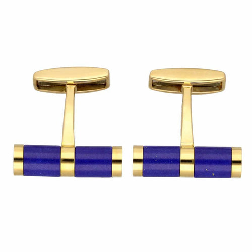 BVLGARI Lapis lazuli Gold Cuffs