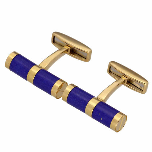 BVLGARI Lapis lazuli Gold Cuffs