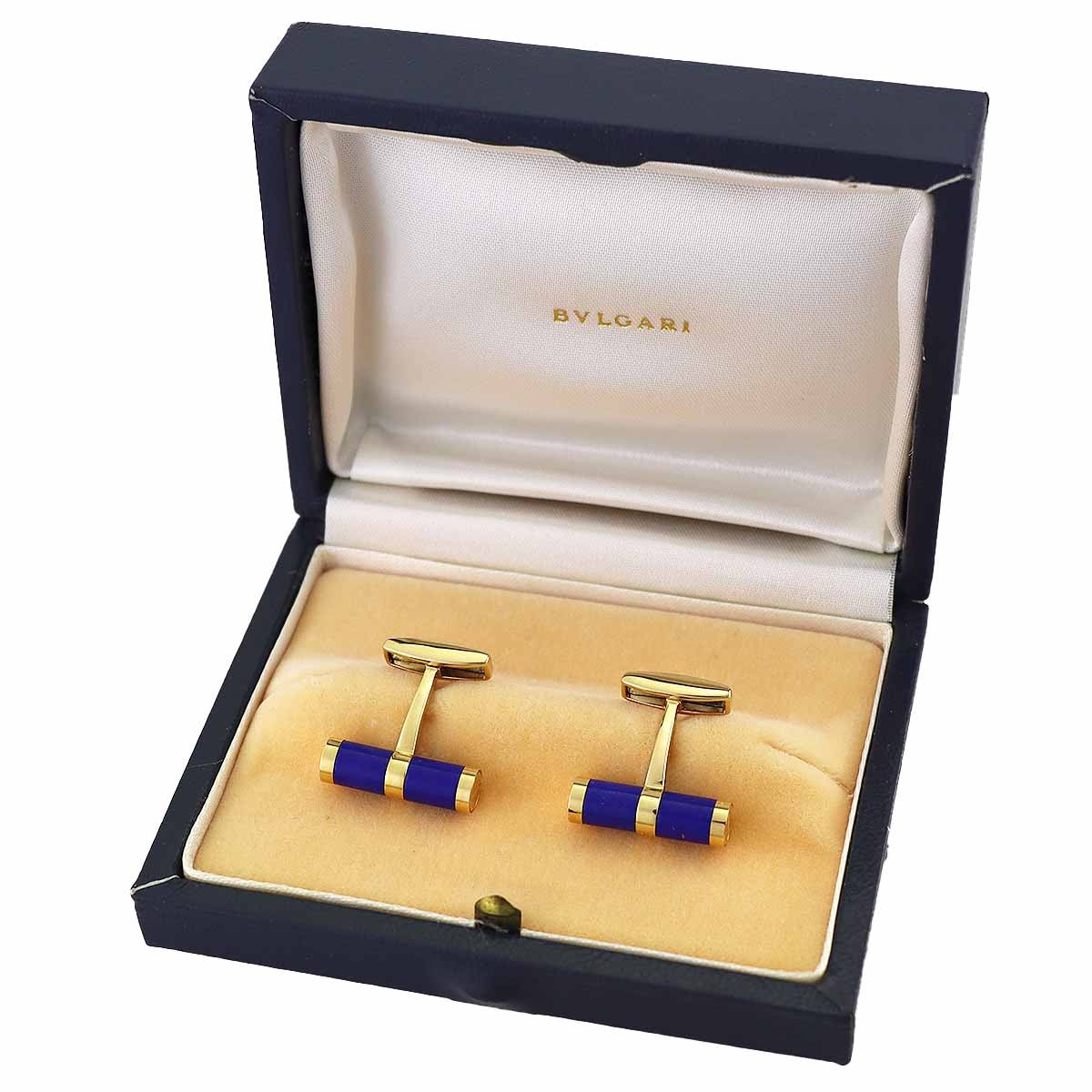 BVLGARI Lapis lazuli Gold Cuffs