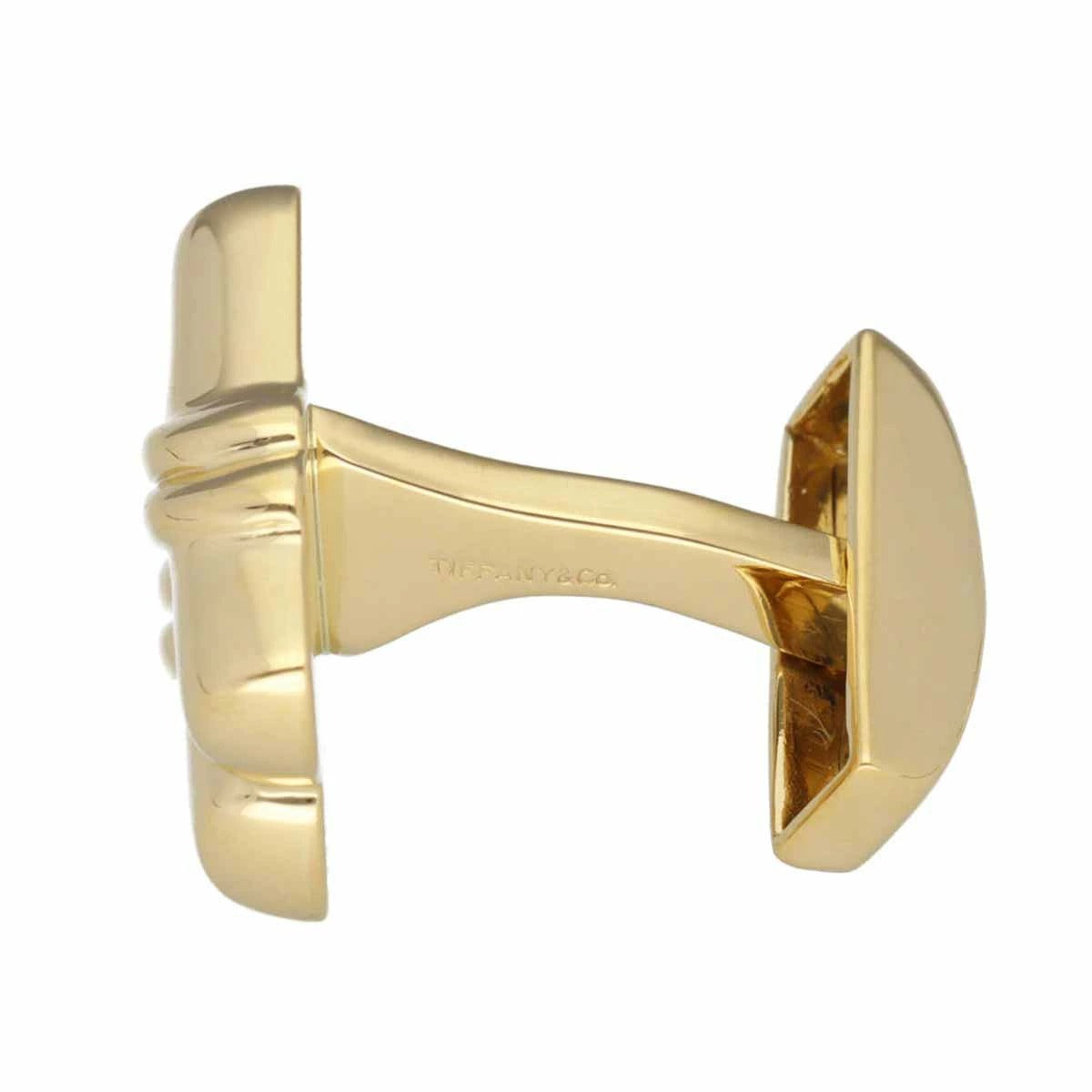 TIFFANY&Co. Gold cufflinks
