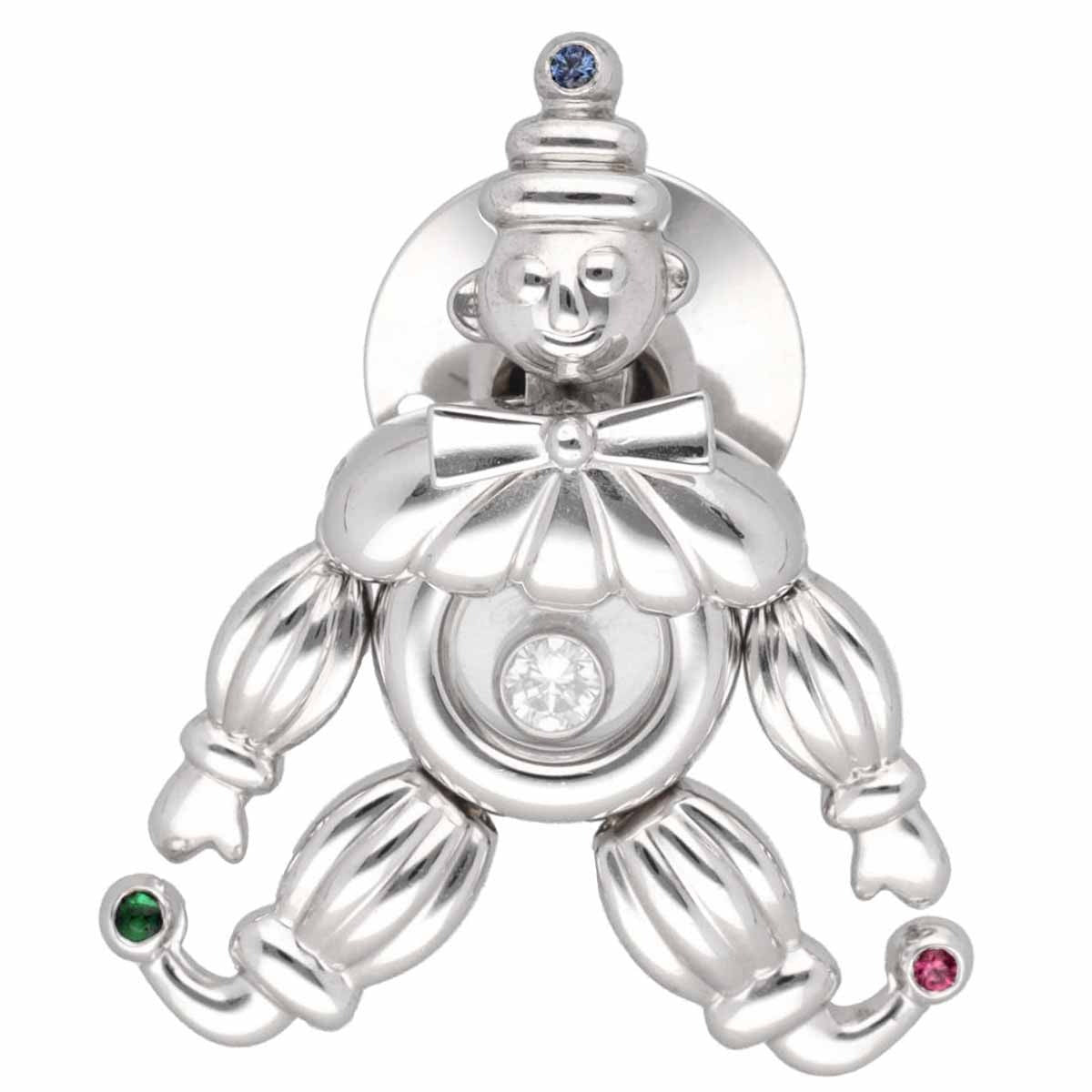 Chopard Happy diamond pin brooch clown
