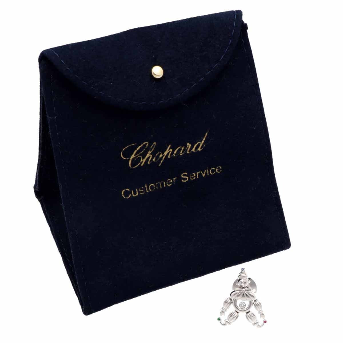 Chopard Happy diamond pin brooch clown