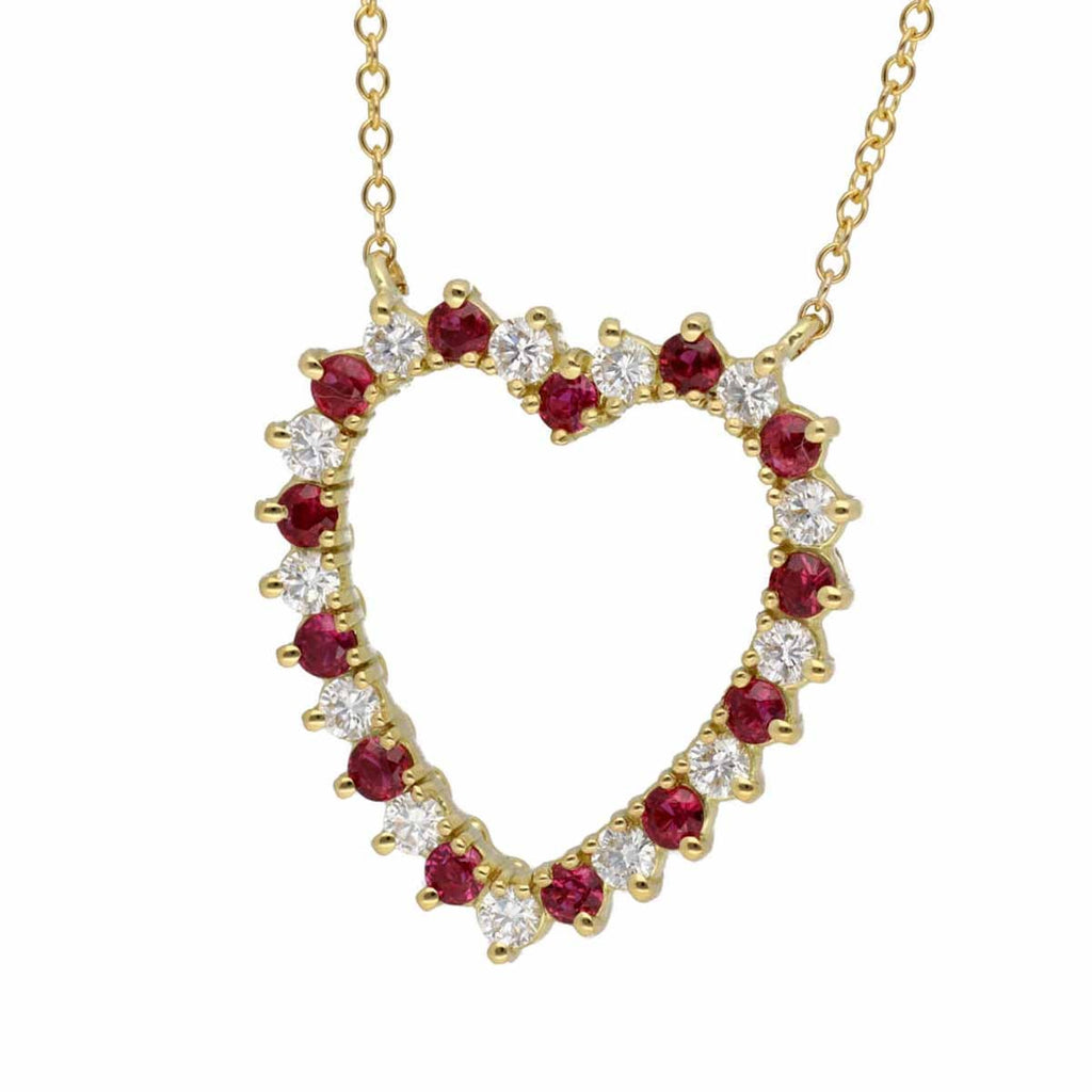 TIFFANY&Co Sentimental heart pendant necklace
