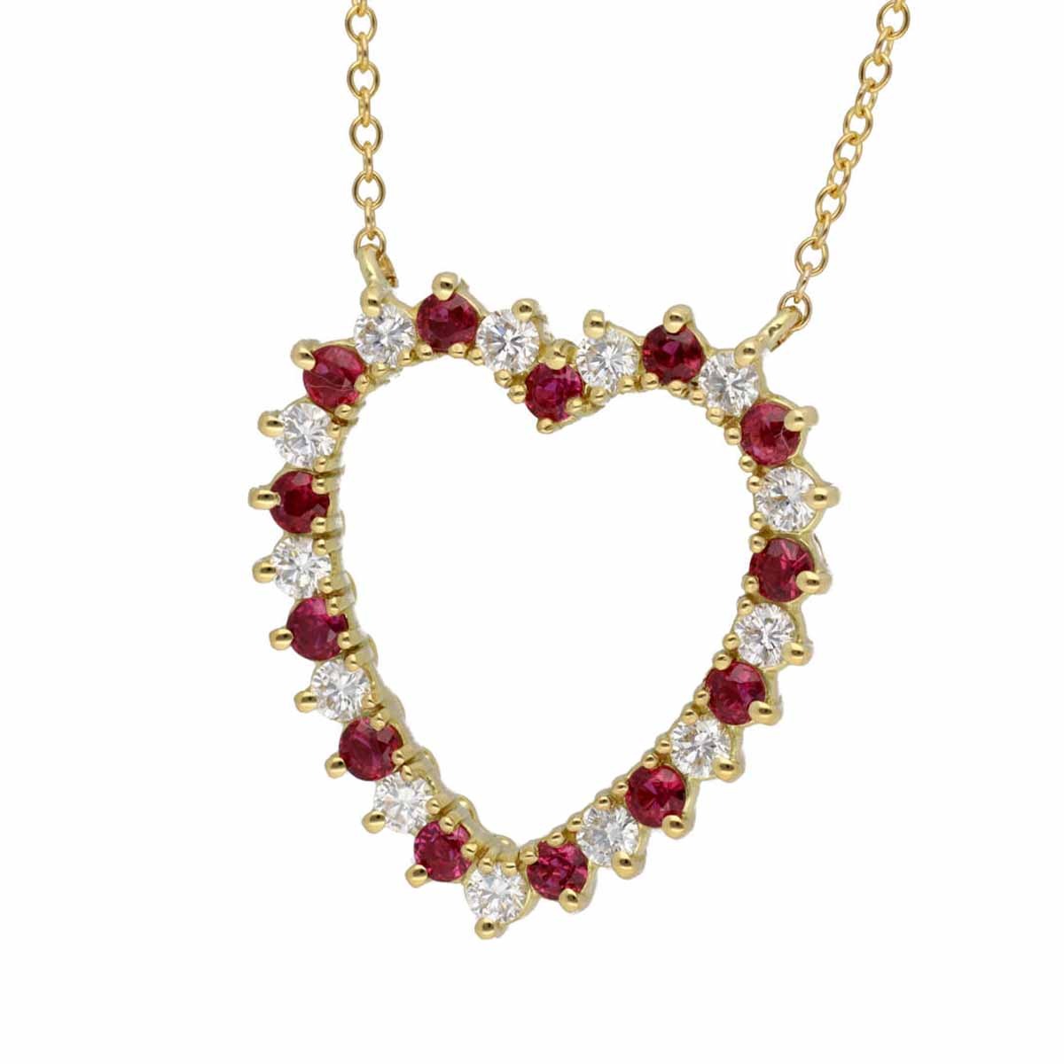 TIFFANY&Co Sentimental heart pendant necklace