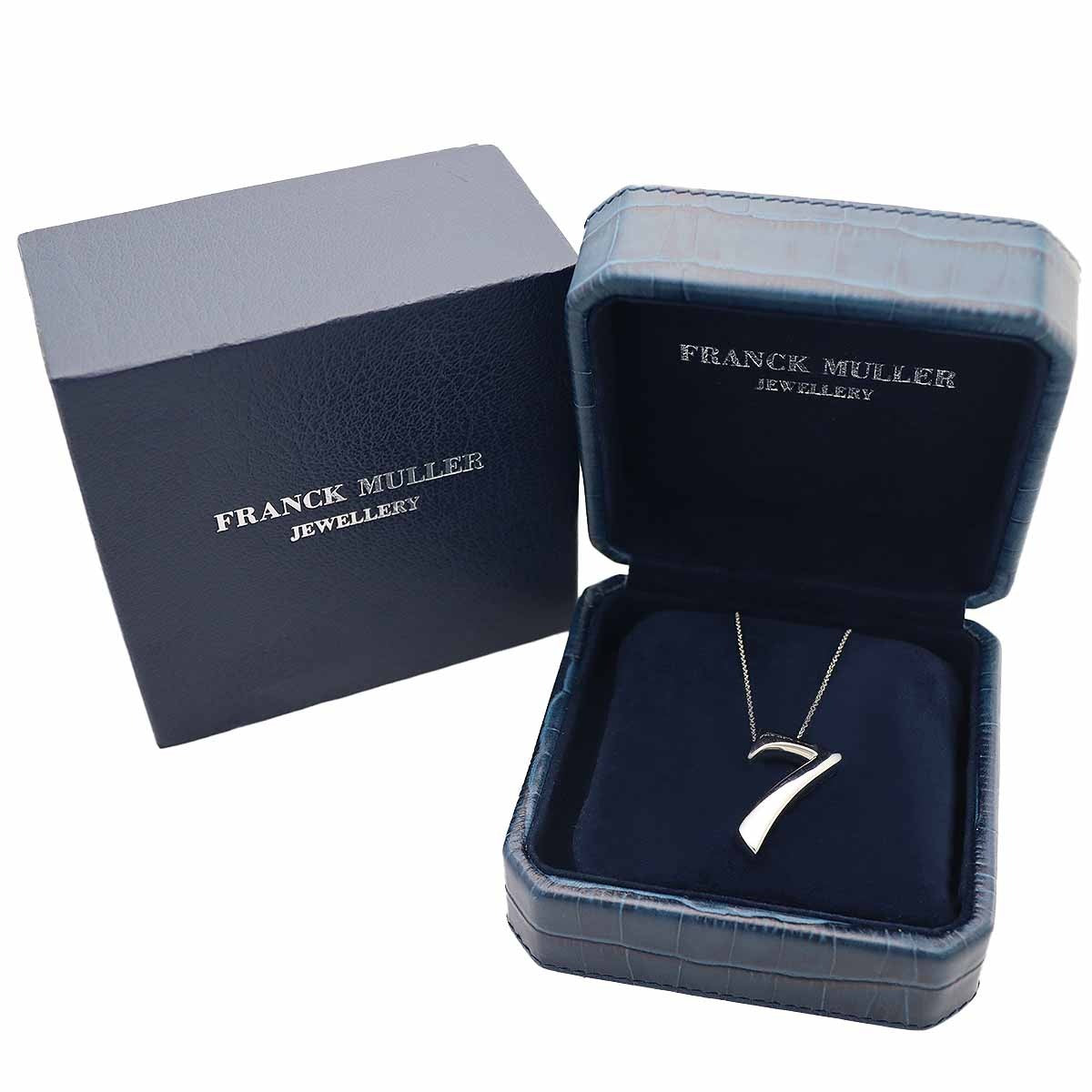 FRANCK MULLER Gold Talisman Number Pendant No.7 Necklace
