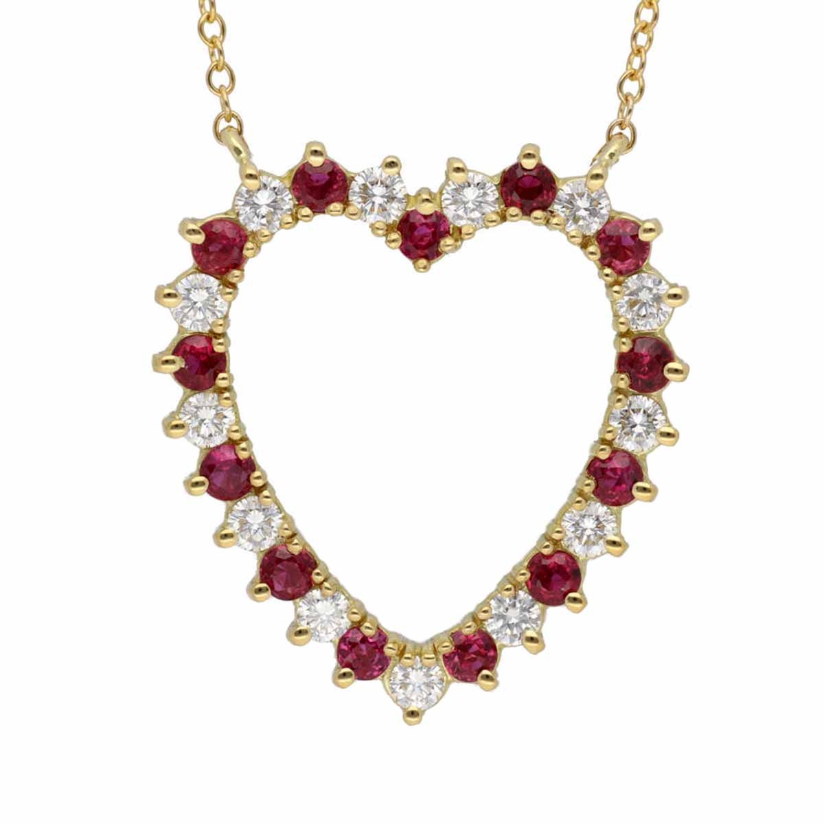 TIFFANY&Co Sentimental heart pendant necklace