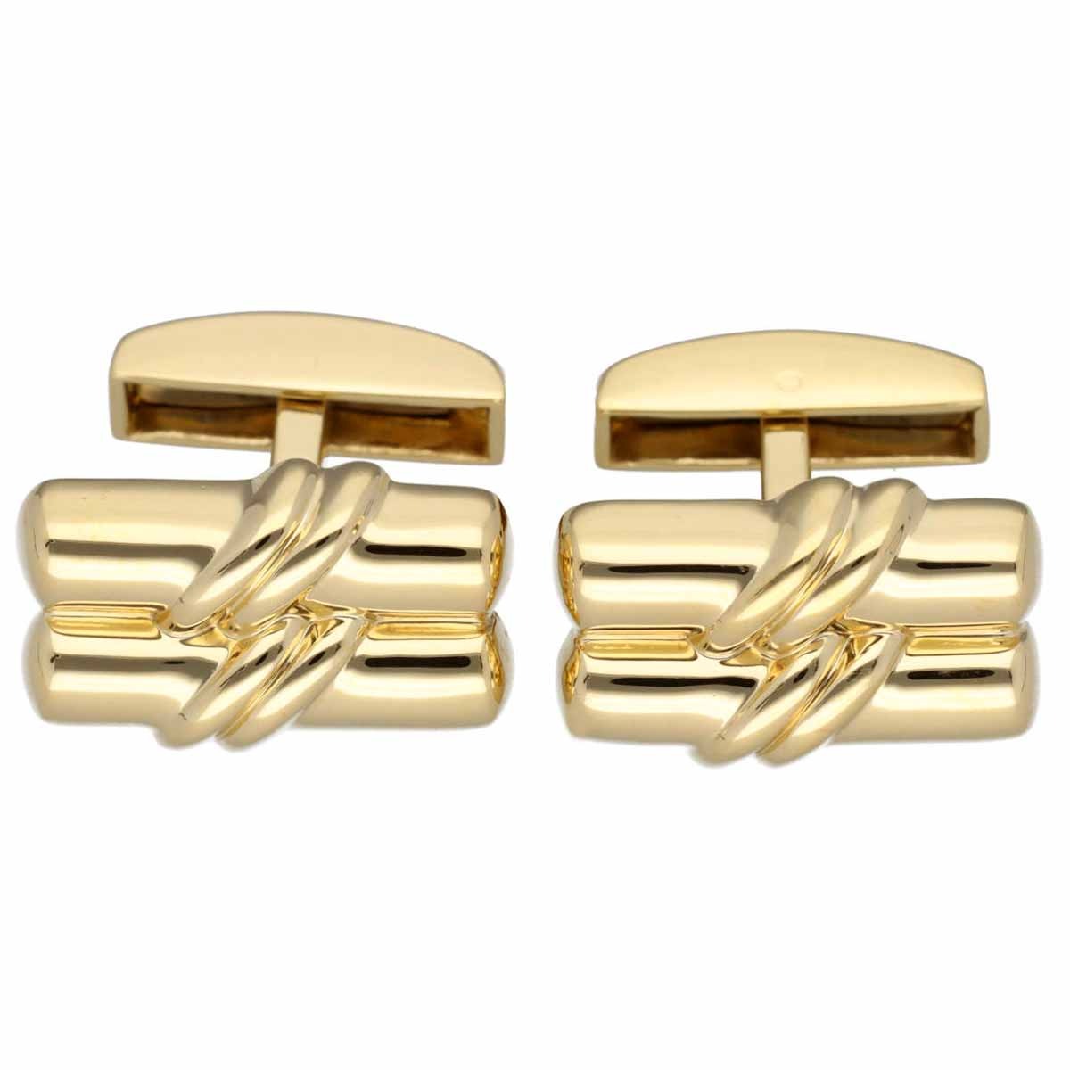 TIFFANY&Co. Gold cufflinks