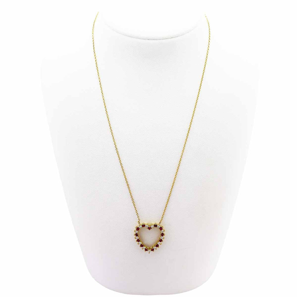 TIFFANY&Co Sentimental heart pendant necklace