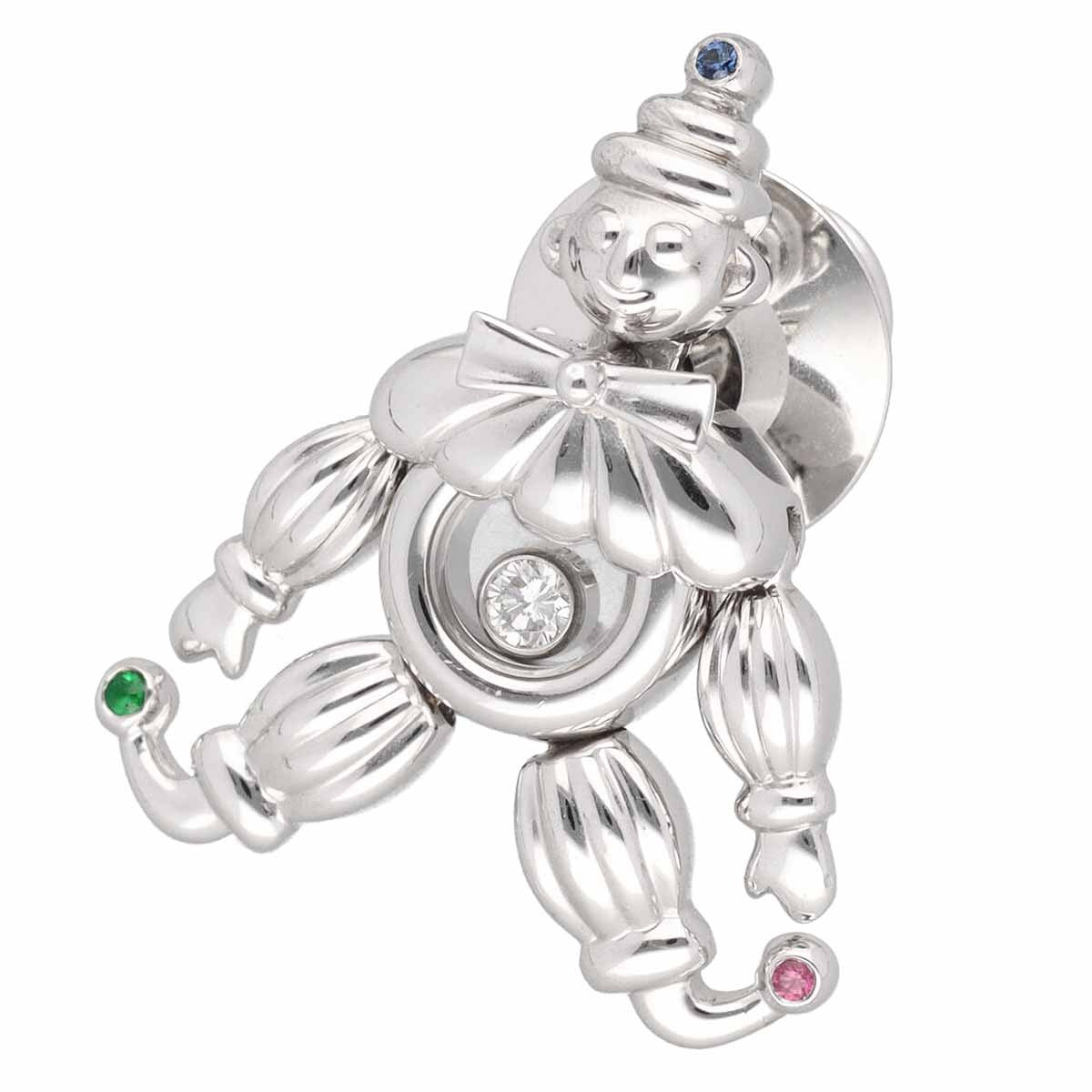 Chopard Happy diamond pin brooch clown