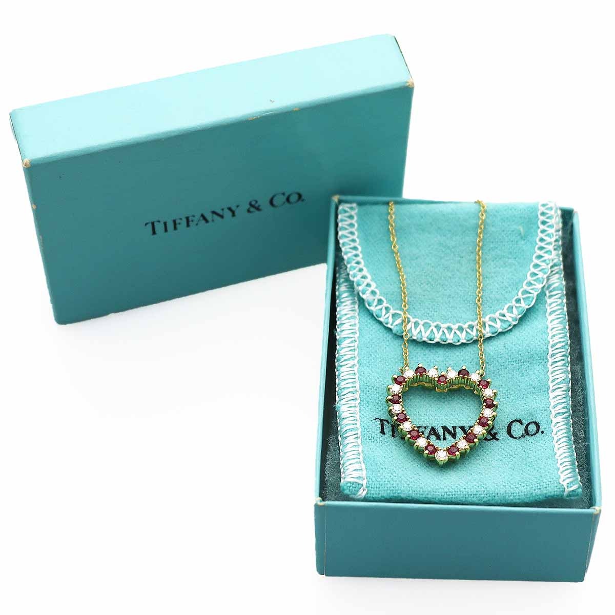 TIFFANY&Co Sentimental heart pendant necklace