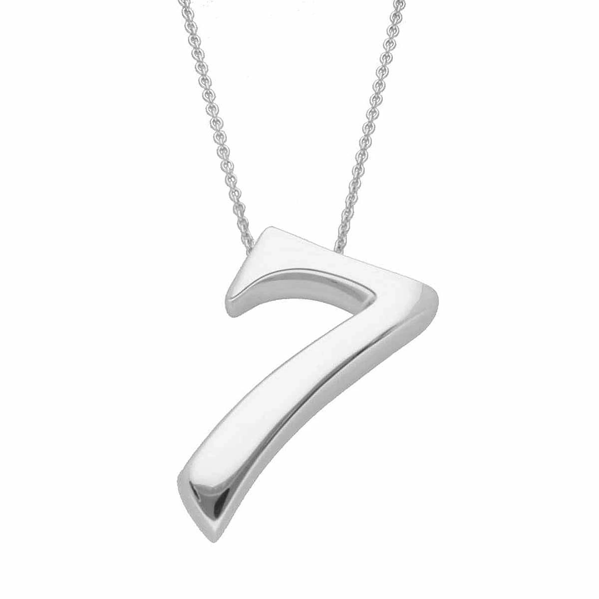 FRANCK MULLER Gold Talisman Number Pendant No.7 Necklace