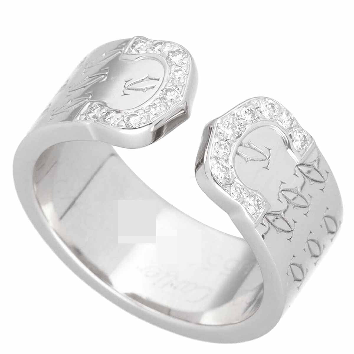 Cartier 2C Monogram Diamond Ring
