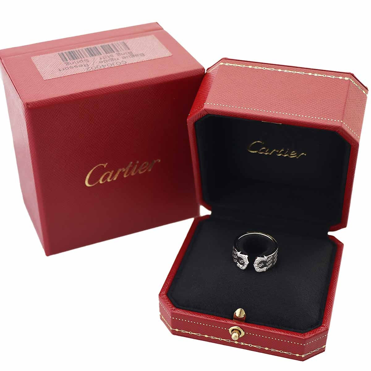 Cartier 2C Monogram Diamond Ring