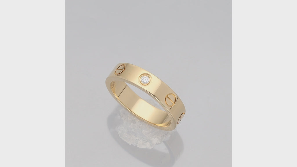 Cartier love ring, 1 diamond