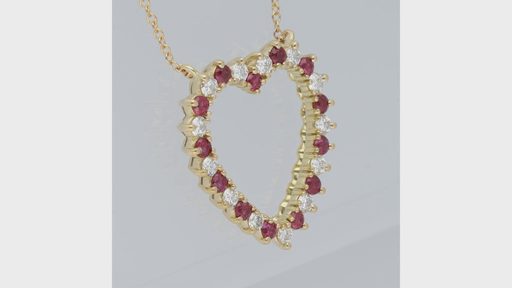 TIFFANY&Co Sentimental heart pendant necklace